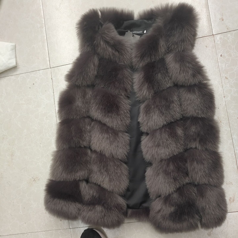 Luxury Fox Vest