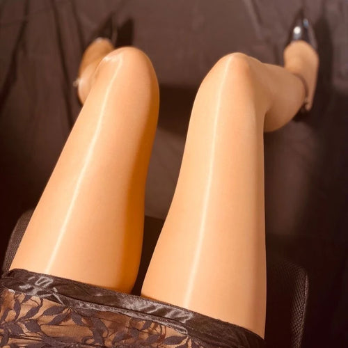 Open Crotch Seamless Pantyhose Pole