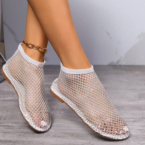 Luxury Round Toe Flat Bottom Sandals