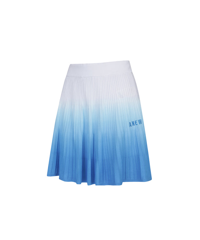 Valeria Golf: Women Gradient  Skirt - Sky Blue