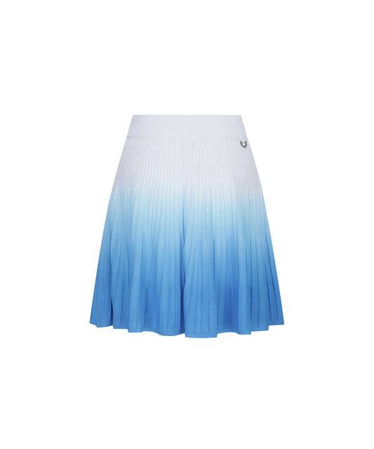 Valeria Golf: Women Gradient  Skirt - Sky Blue