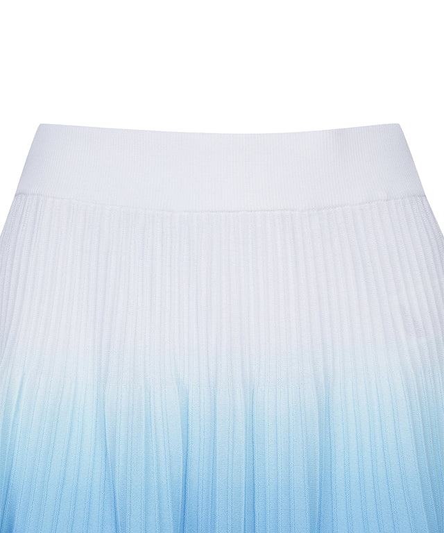 Valeria Golf: Women Gradient  Skirt - Sky Blue