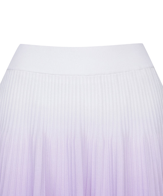 Valeria Golf: Women Gradient  Skirt - Lavender