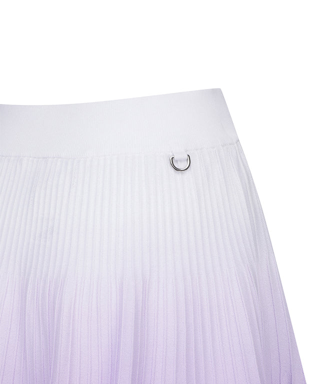 Valeria Golf: Women Gradient  Skirt - Lavender