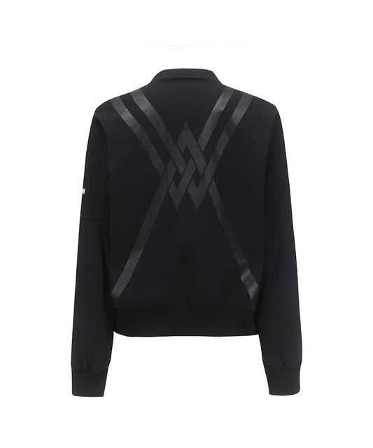 Valeria Golf: Signature Tricot Jacket - Black