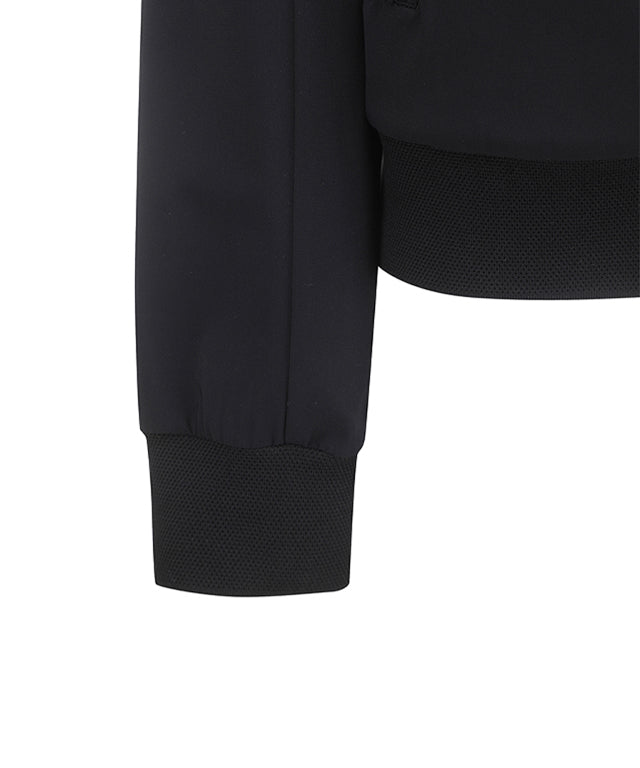 Valeria Golf: Signature Tricot Jacket - Black